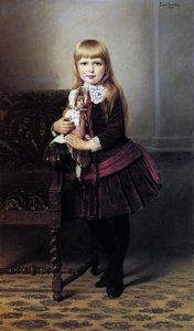 Ragazza con la sua bambola, 1887